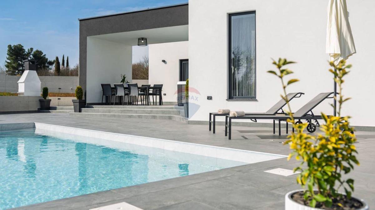 Istria, Žminj - Moderna casa a un piano con piscina, palestra e sauna