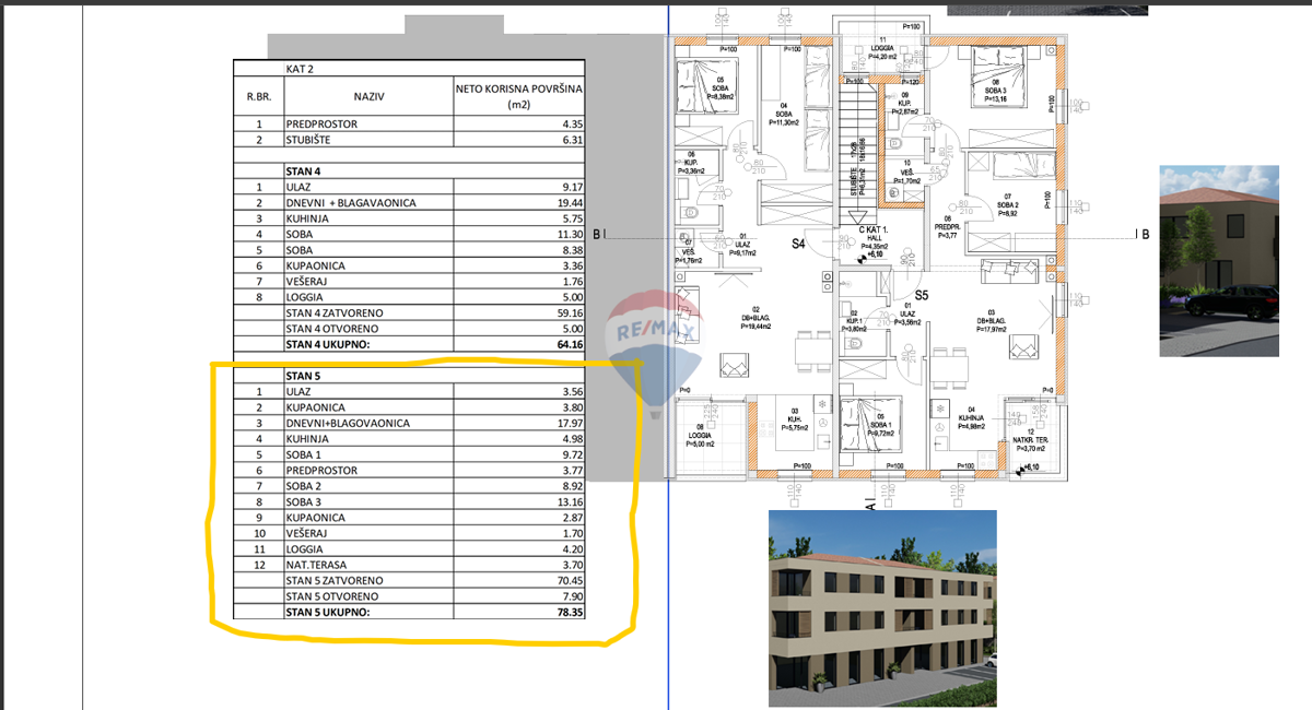 Istria, Barbana - Appartamento di nuova costruzione con terrazza, 78,35 m2