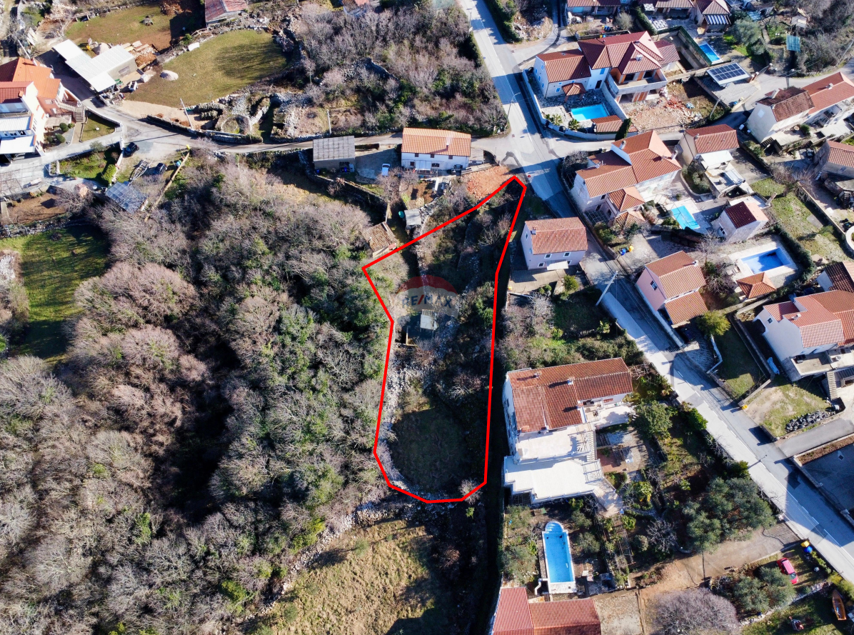 Dobrinj, Gabonjin – Terreno edificabile, 914 m²