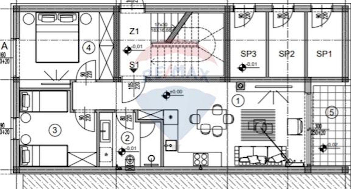 Appartamento Valdebek, Pula, 61,47m2