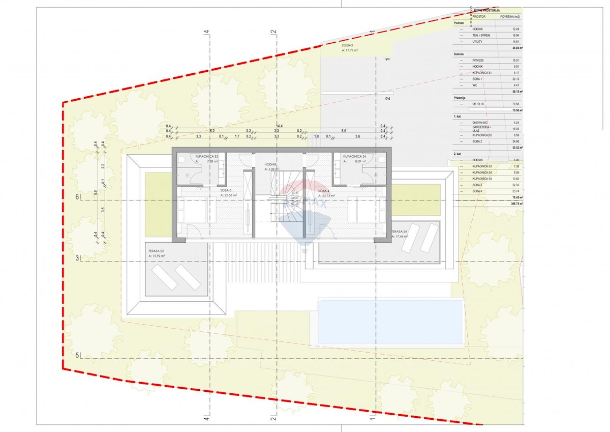 Terreno edificabile Opatija - Centar, Opatija, 2.864m2