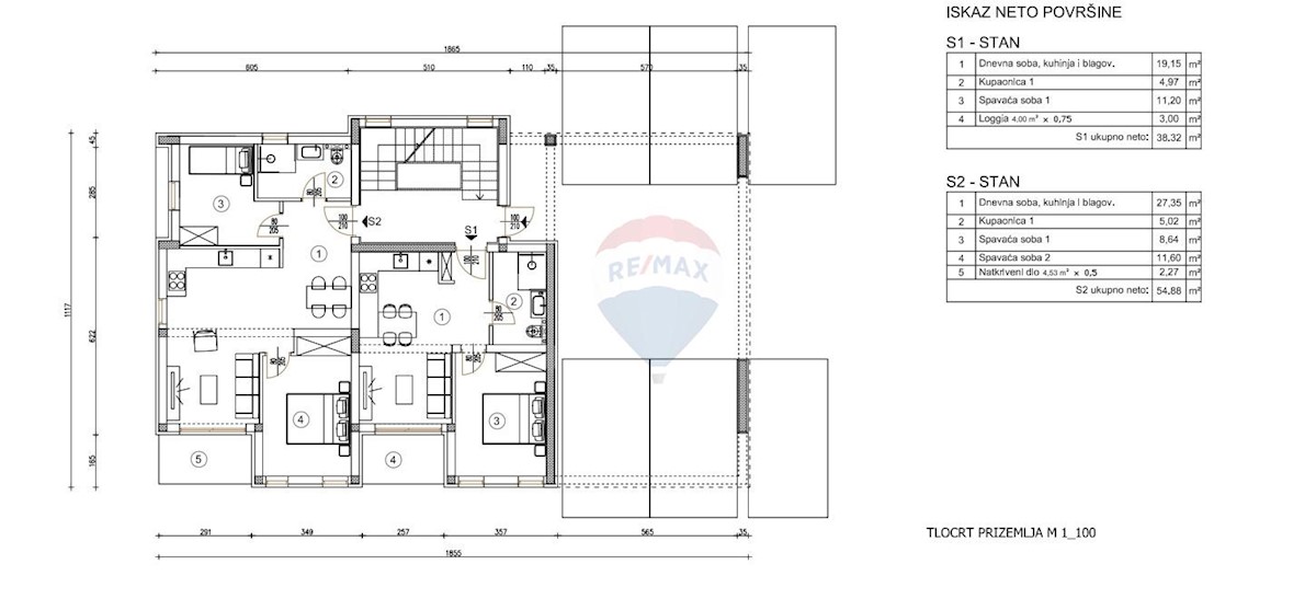 Appartamento Šikići, Pula, 38,32m2