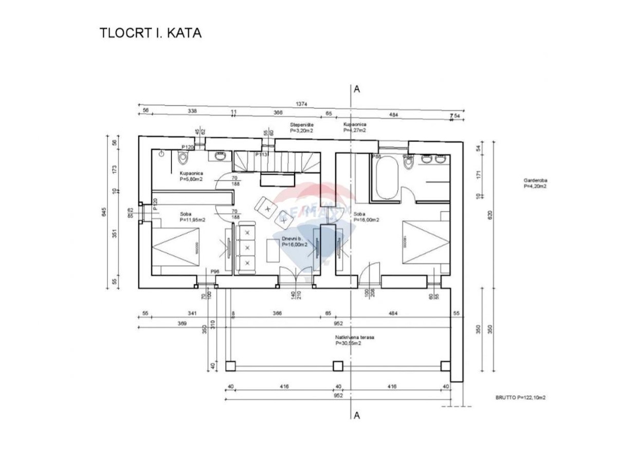 Casa Kanfanar, 205,73m2