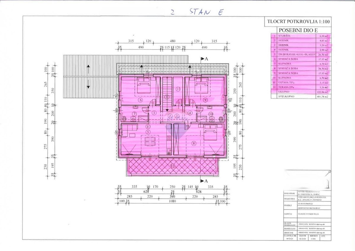 Appartamento Žbandaj, Poreč, 130,12m2