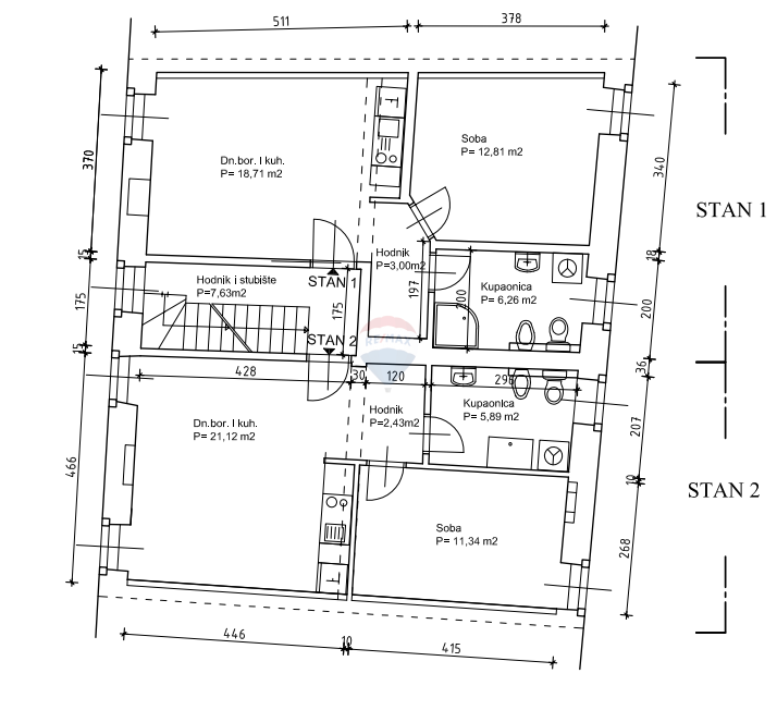 Appartamento Rovinj, 41m2