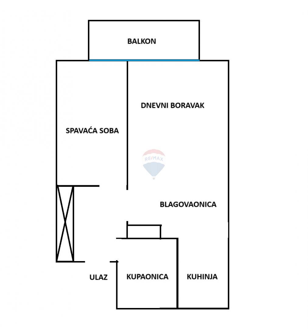 Appartamento Središće, Novi Zagreb - Istok, 52m2