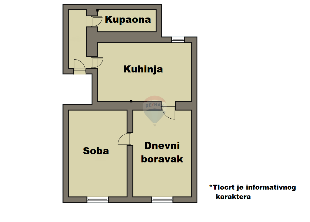Appartamento Donji grad, Donji Grad, 55,20m2