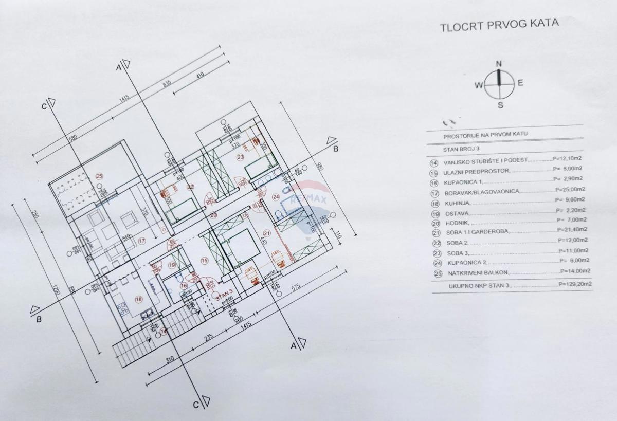 Appartamento Žegoti, Kastav, 142,07m2