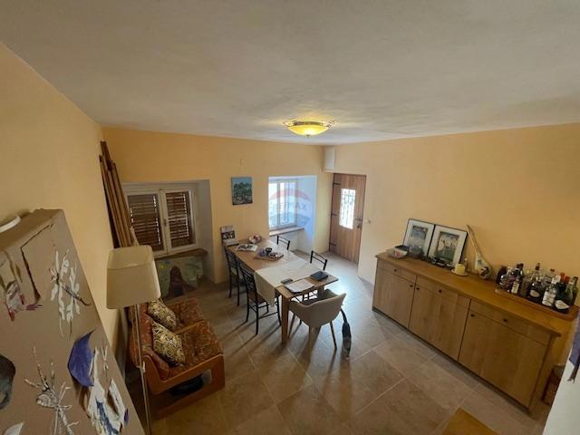 Isola di Krk, Dobrinj, casa con terrazza sul tetto e vista mare