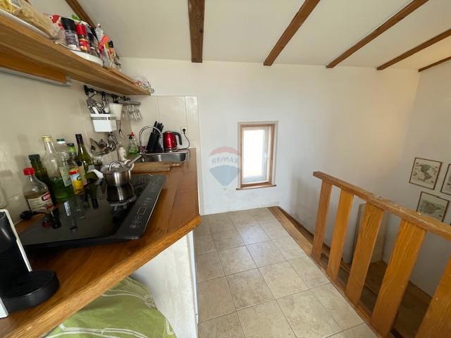 Isola di Krk, Dobrinj, casa con terrazza sul tetto e vista mare