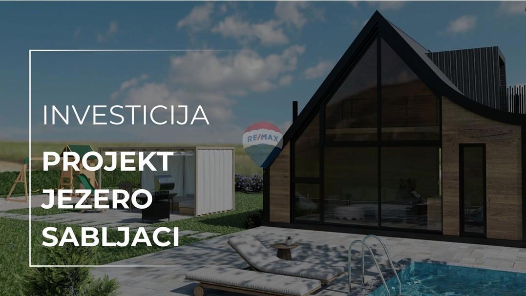 Ogulin, Lago Sabljaci | Progetto di sviluppo con due case moderne con piscina