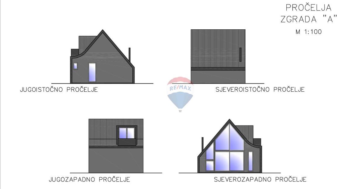 Ogulin, Lago Sabljaci | Progetto di sviluppo con due case moderne con piscina