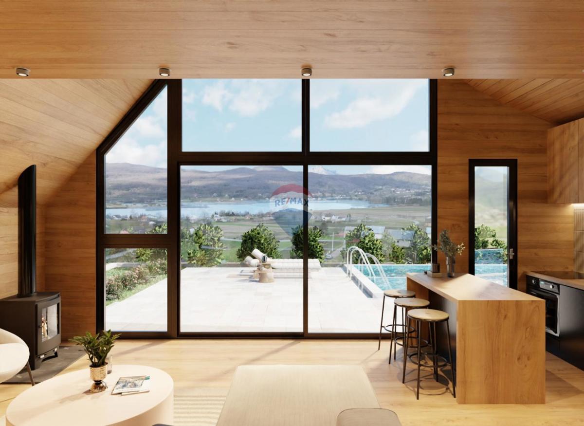 Ogulin, Lago Sabljaci | Progetto di sviluppo con due case moderne con piscina