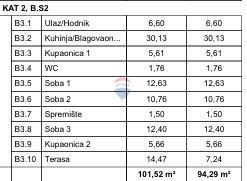 Appartamento Vrbnik, 101m2