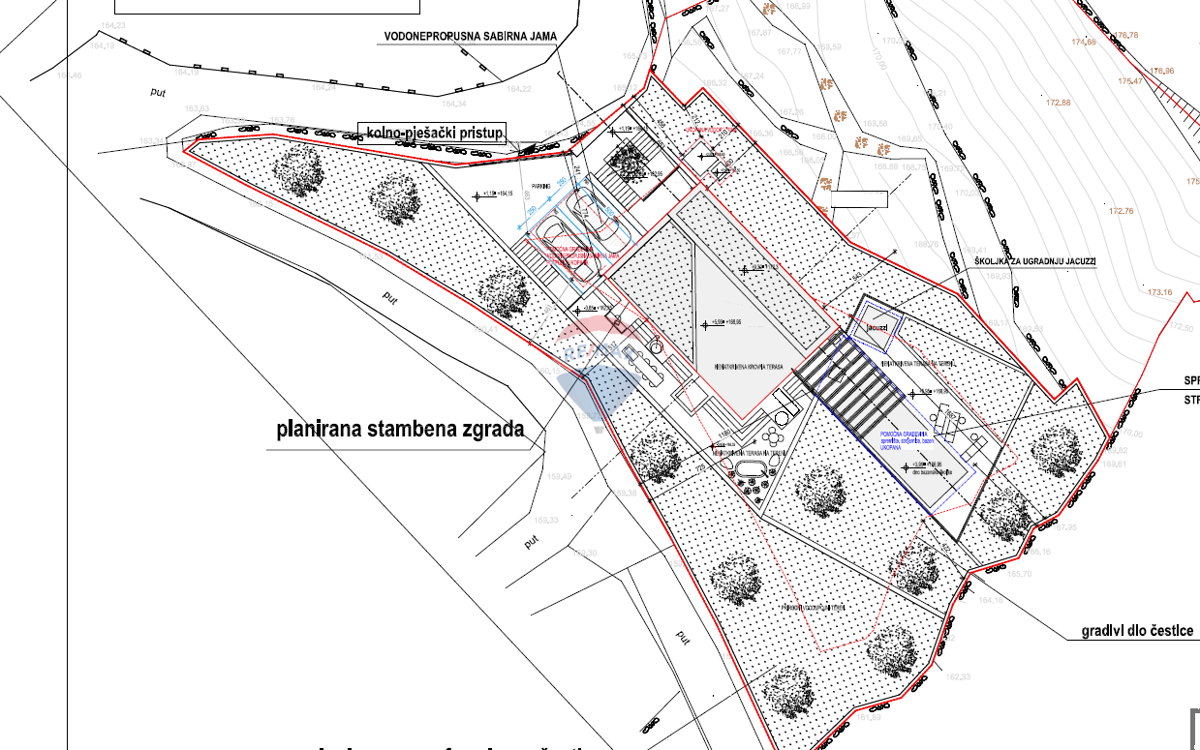 ISTRIA, PLOMIN - Terreno edificabile con progetto e vista mare