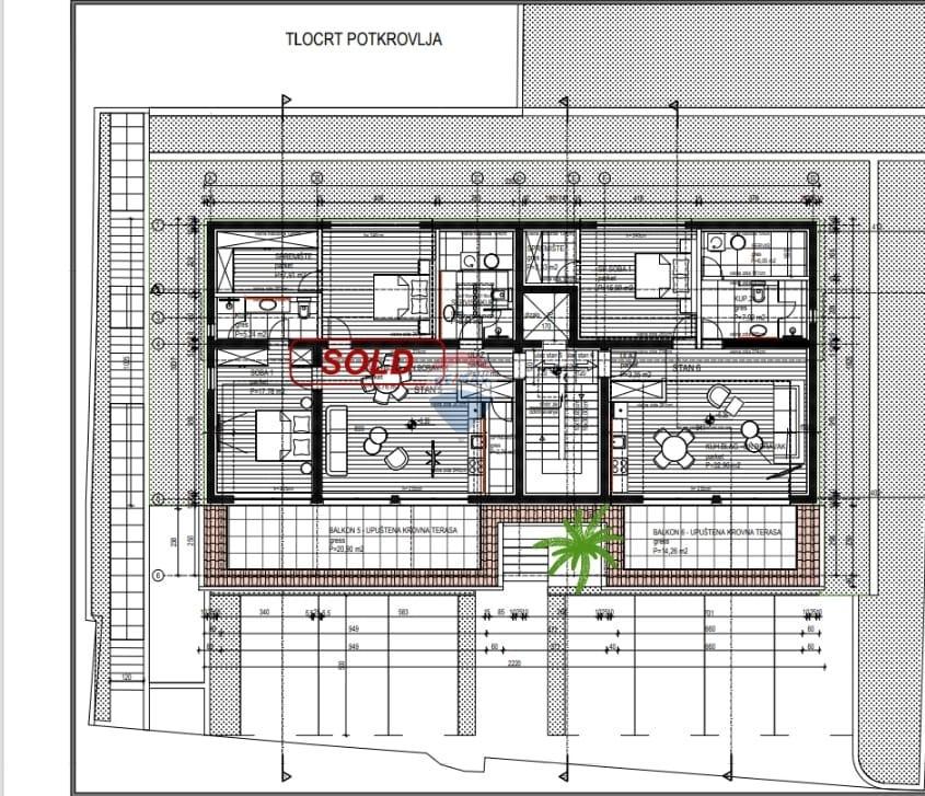Appartamento Novi Vinodolski, 77m2