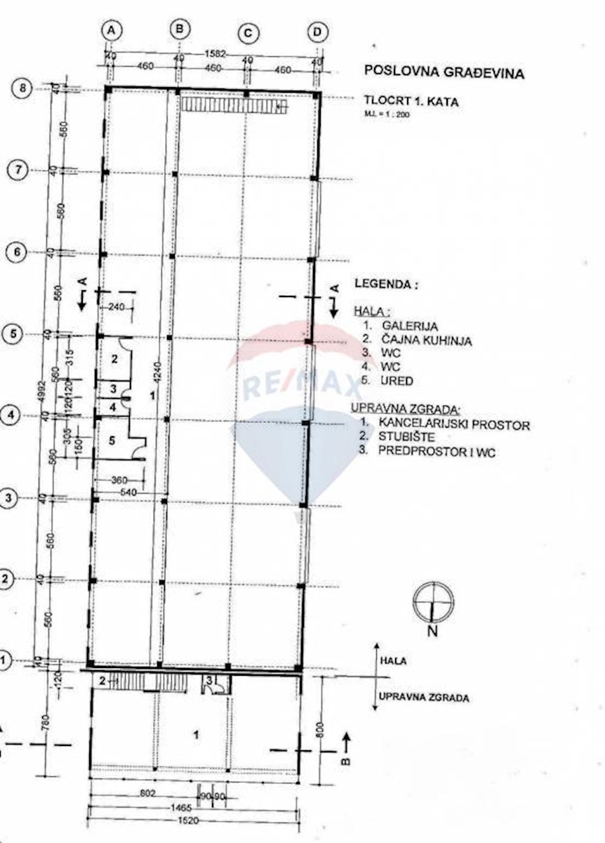 Attività commerciale Lučko, Zagreb - Okolica, 1.400m2