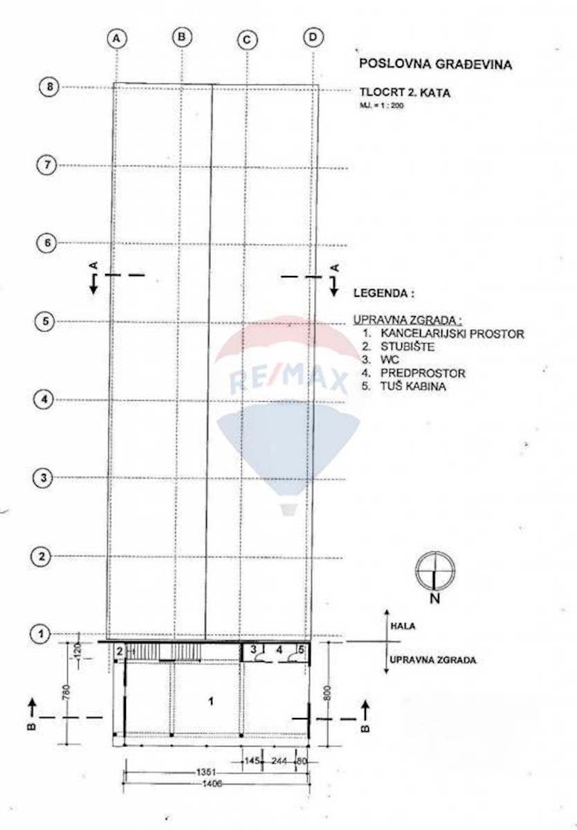 Attività commerciale Lučko, Zagreb - Okolica, 1.400m2