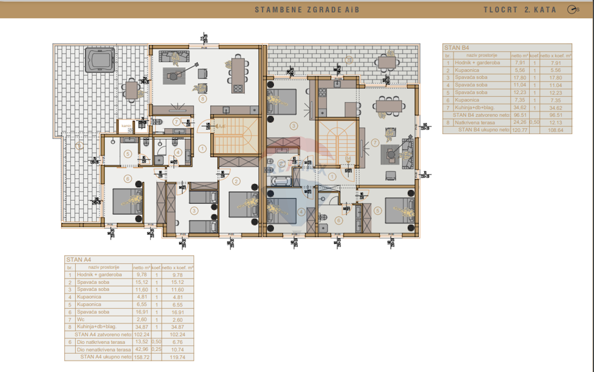 Appartamento Šijana, Pula, 120,75m2