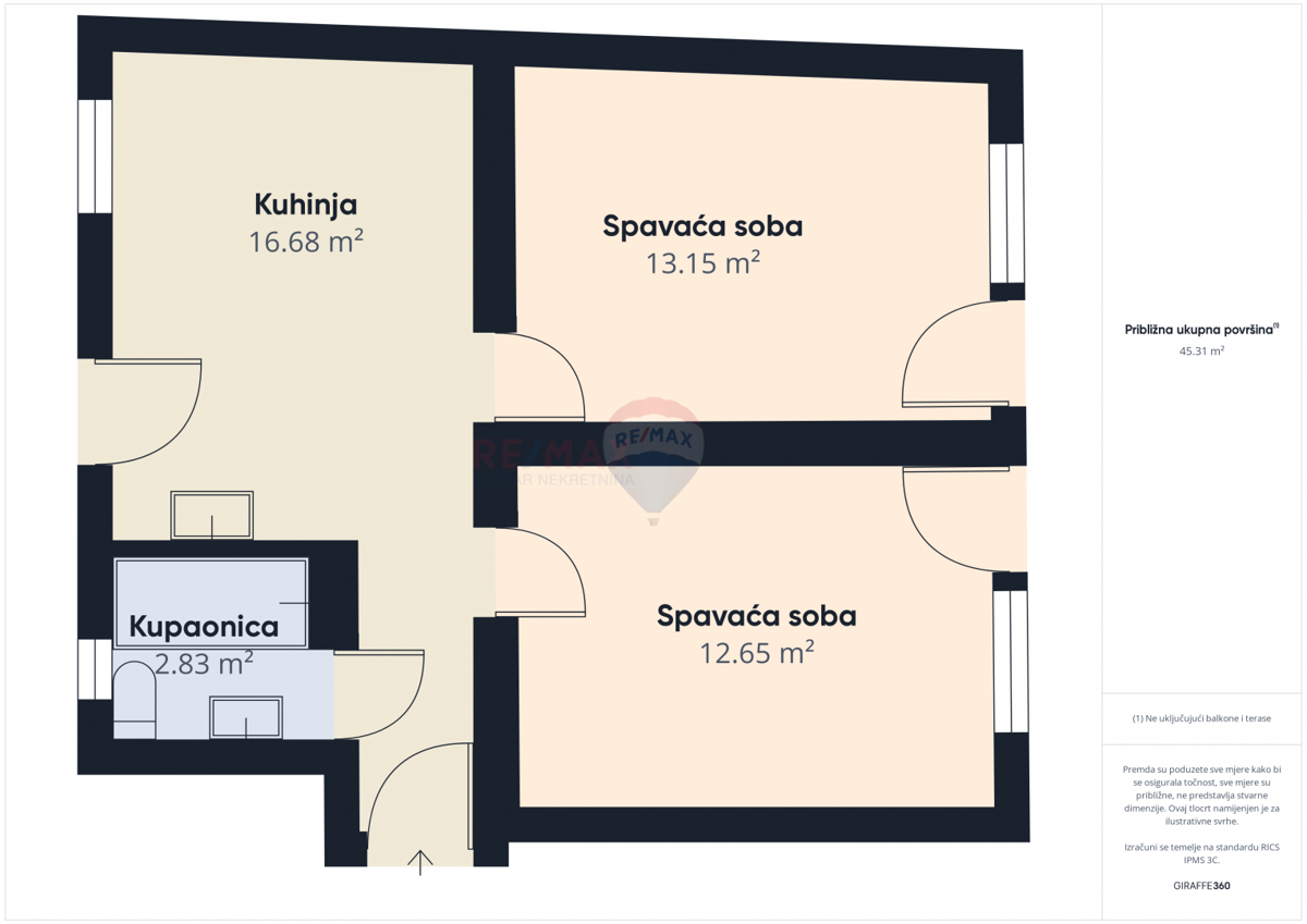 Appartamento Dramalj, Crikvenica, 56m2