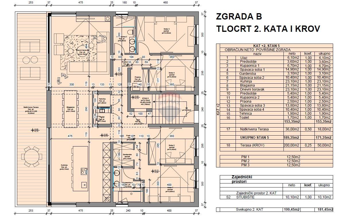 Appartamento Poreč okolica, Poreč, 190m2