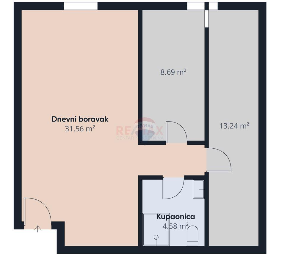 Appartamento Stenjevec, 59,30m2