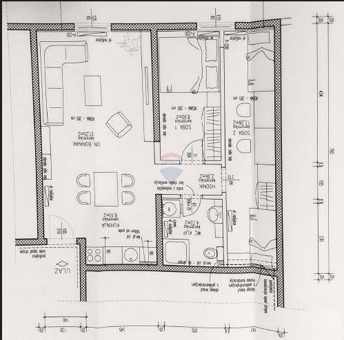 Appartamento Stenjevec, 59,30m2