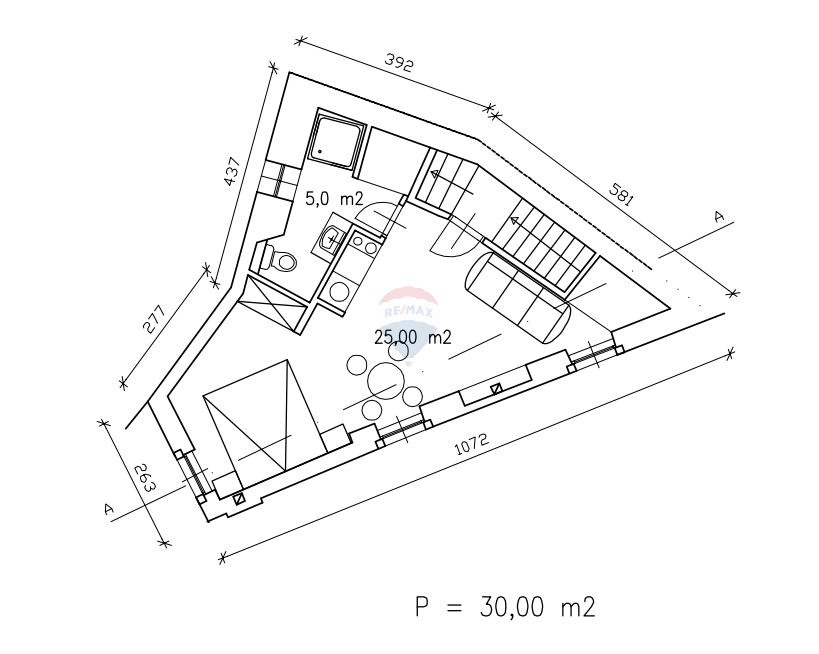 Appartamento Rovinj, 26m2