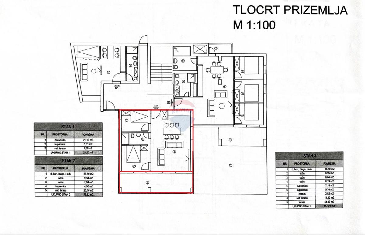 Appartamento Crikvenica, 75,62m2