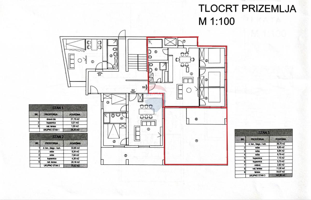 Appartamento Crikvenica, 147,94m2