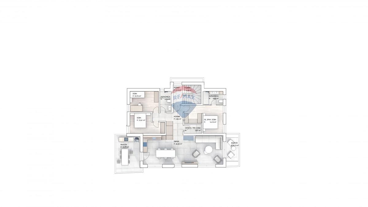 Terreno edificabile Krk, 753,56m2