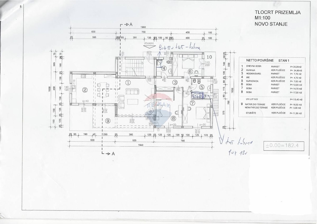 Appartamento Matulji, 140m2