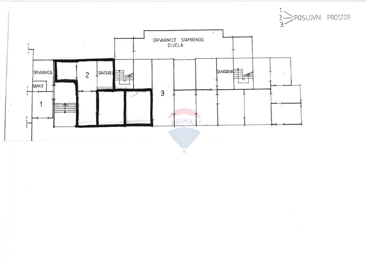 Attività commerciale Hosti, Rijeka, 84m2