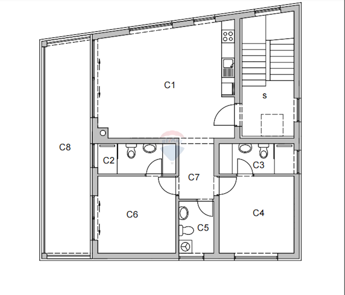 Appartamento Rovinj, 85m2