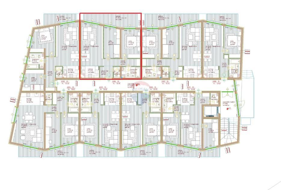 Appartamento Poreč, 80,61m2