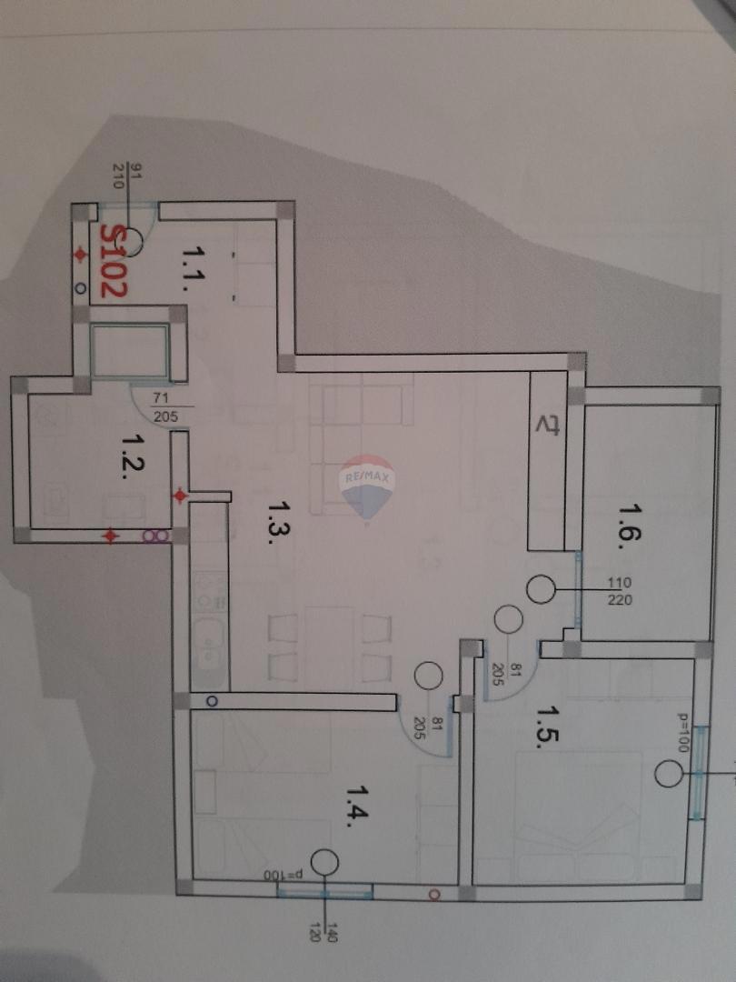 Appartamento Peroj, Vodnjan, 60,31m2