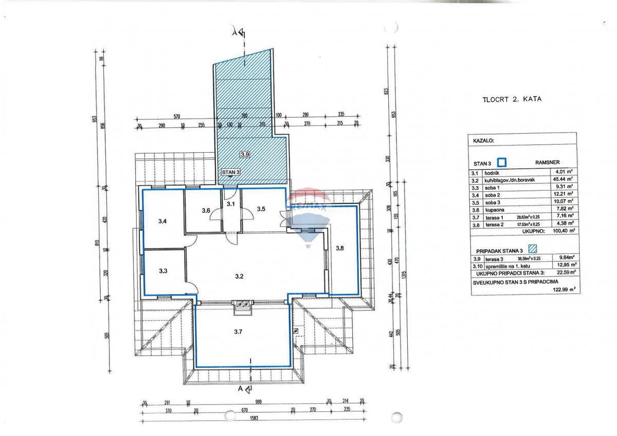 Appartamento Liganj, Lovran, 123m2