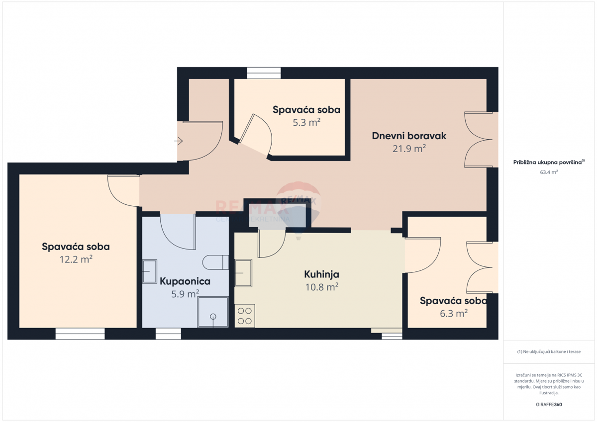 Appartamento Ližnjan, 70,15m2