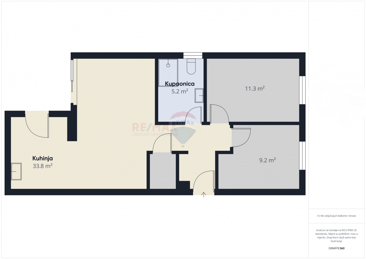 Appartamento Valbandon, Fažana, 78,50m2