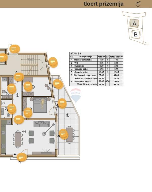 Appartamento Pješčana Uvala, Medulin, 85,35m2