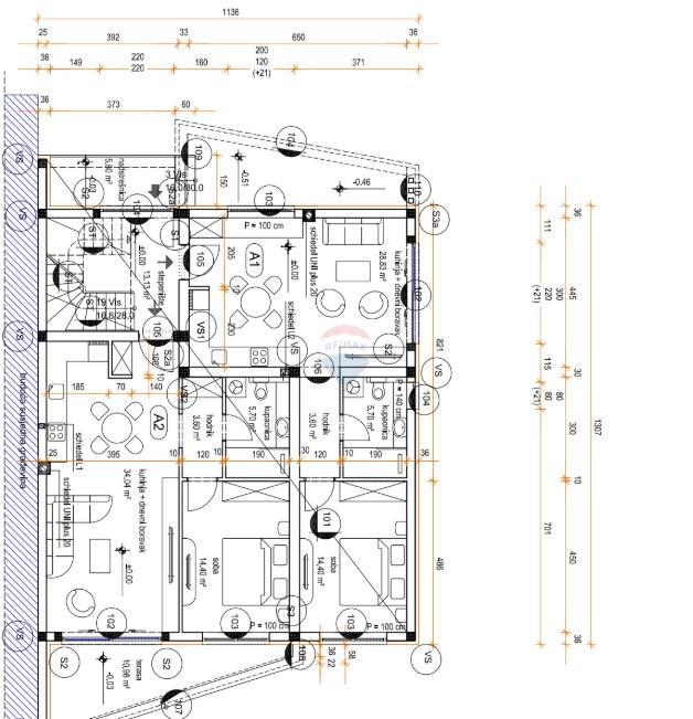 Appartamento Kanfanar, 64m2