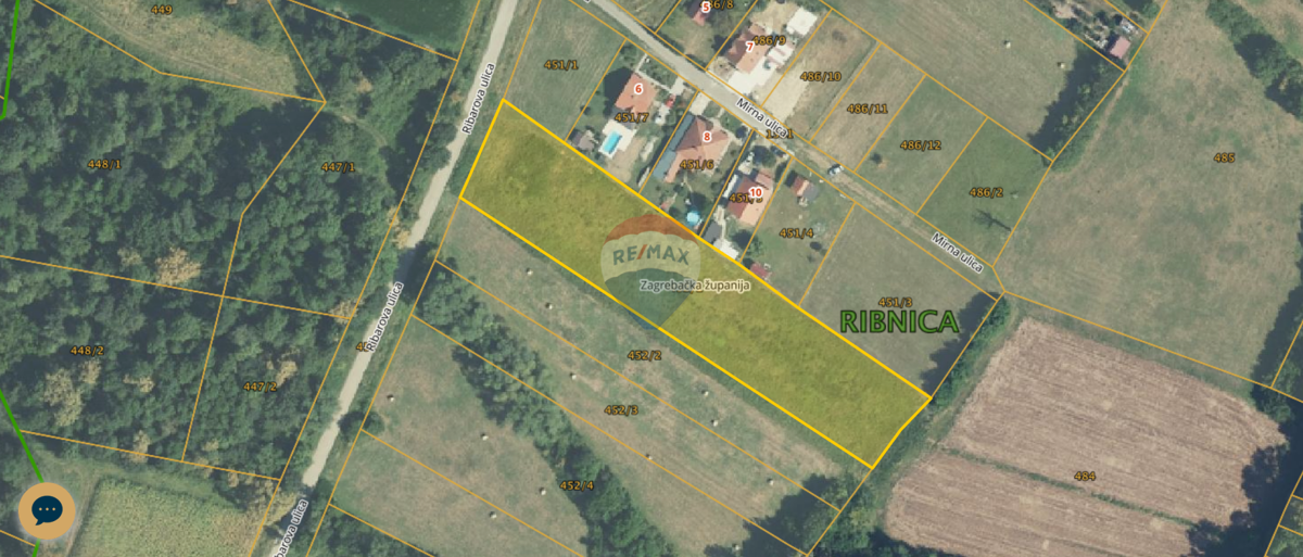 Terreno edificabile Ribnica, Velika Gorica - Okolica, 5.101m2
