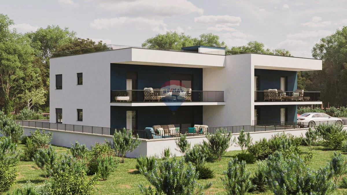 Appartamento 2 camere con terrazza e vista mare – Novigrad