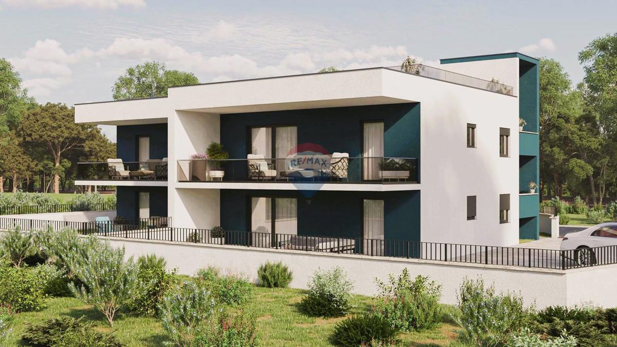 Appartamento 2 camere con terrazza e vista mare – Novigrad