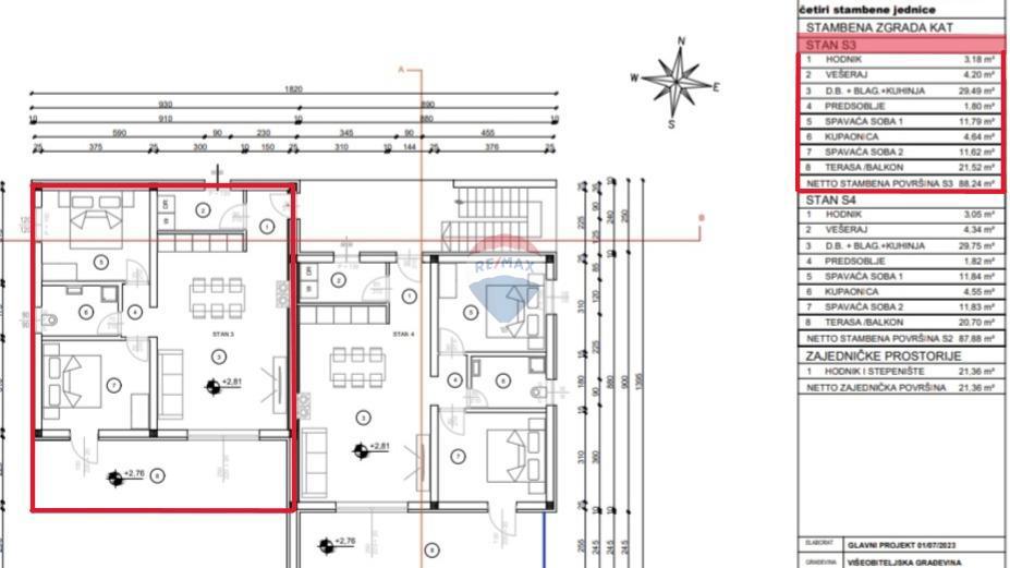 Appartamento 2 camere con terrazza e vista mare – Novigrad