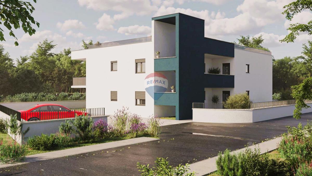 Appartamento 2 camere con terrazza e vista mare – Novigrad