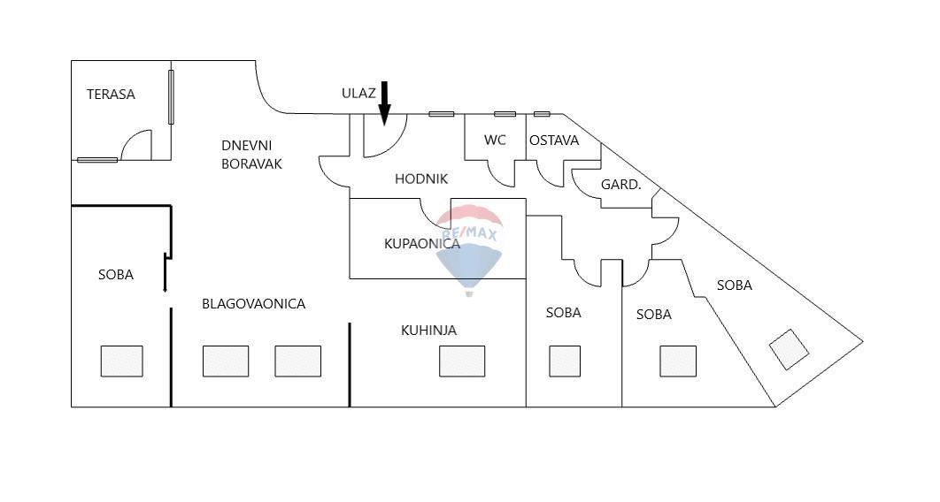 Appartamento Maksimir, 116,52m2