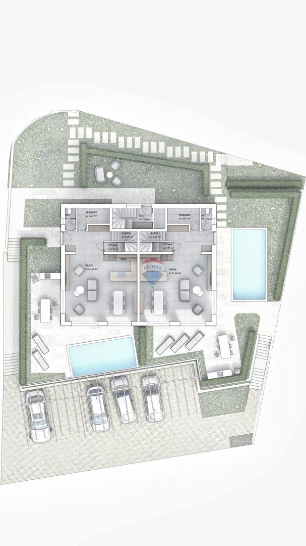 Terreno edificabile Krk, 753,50m2