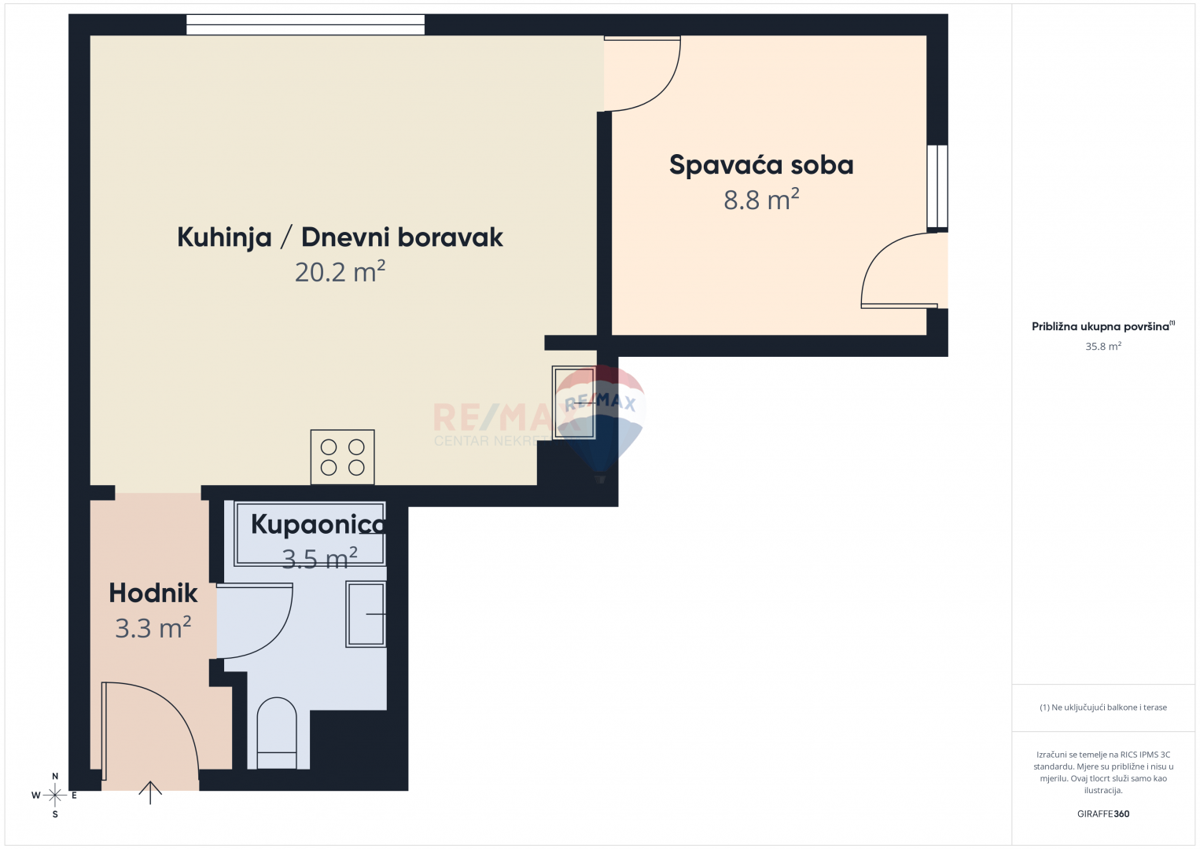 Appartamento Donje Vrapče, Stenjevec, 46m2