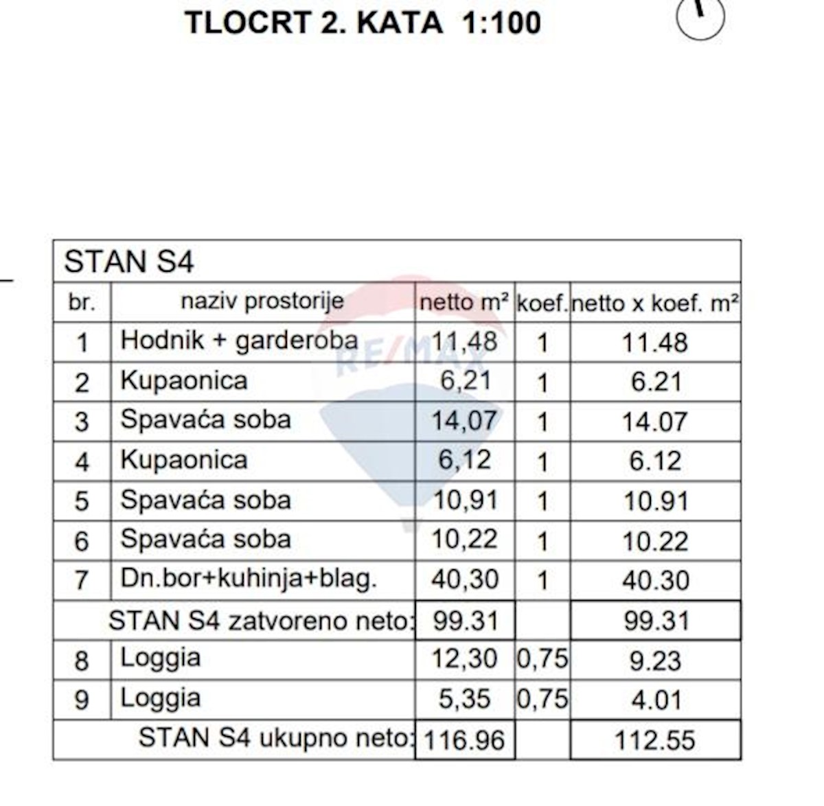 Appartamento Valdebek, Pula, 125,25m2